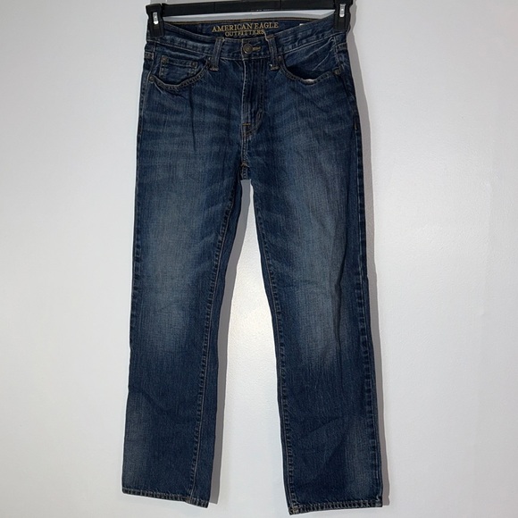 American Eagle Outfitters‎ Men's Dark Blue Original Straight Jeans 29x30 - Picture 1 of 8